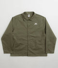 Nike SB Agnostic Chore Jacket in Medium Olive and White