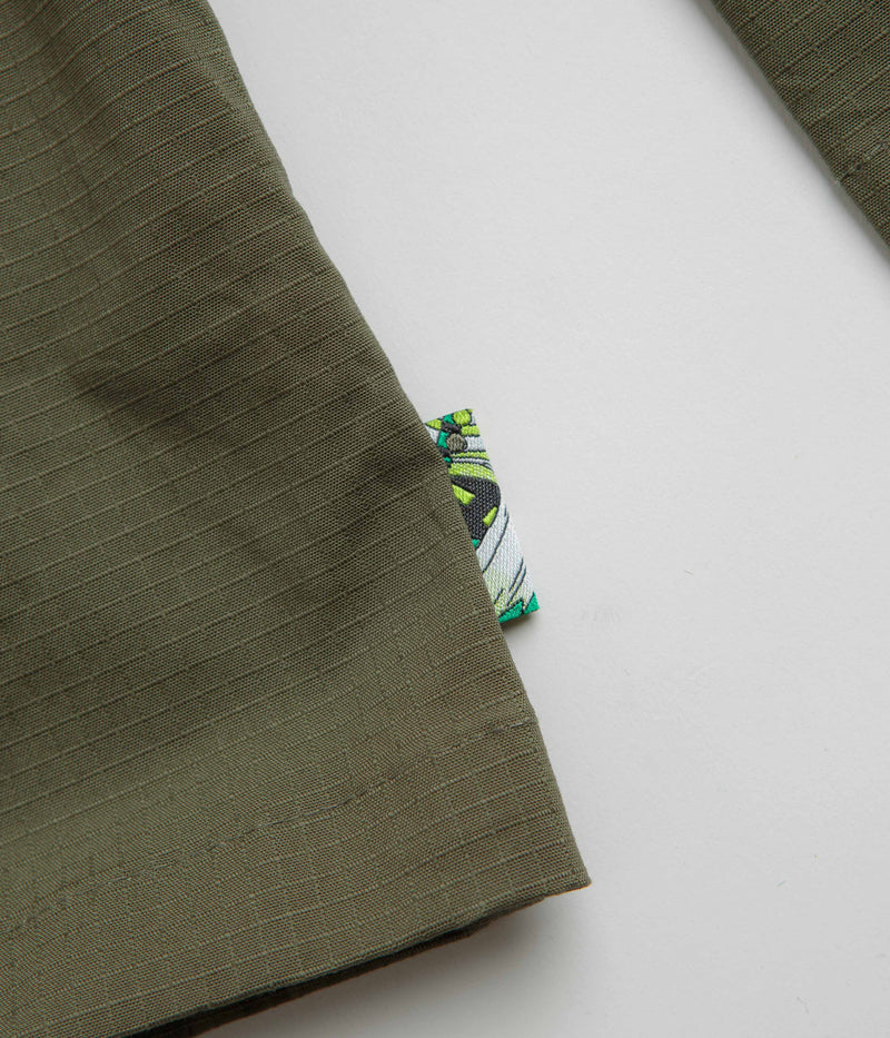Nike SB Agnostic Chore Jacket in Medium Olive and White
