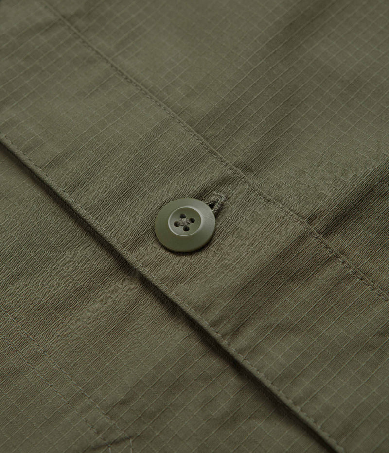 Nike SB Agnostic Chore Jacket in Medium Olive and White