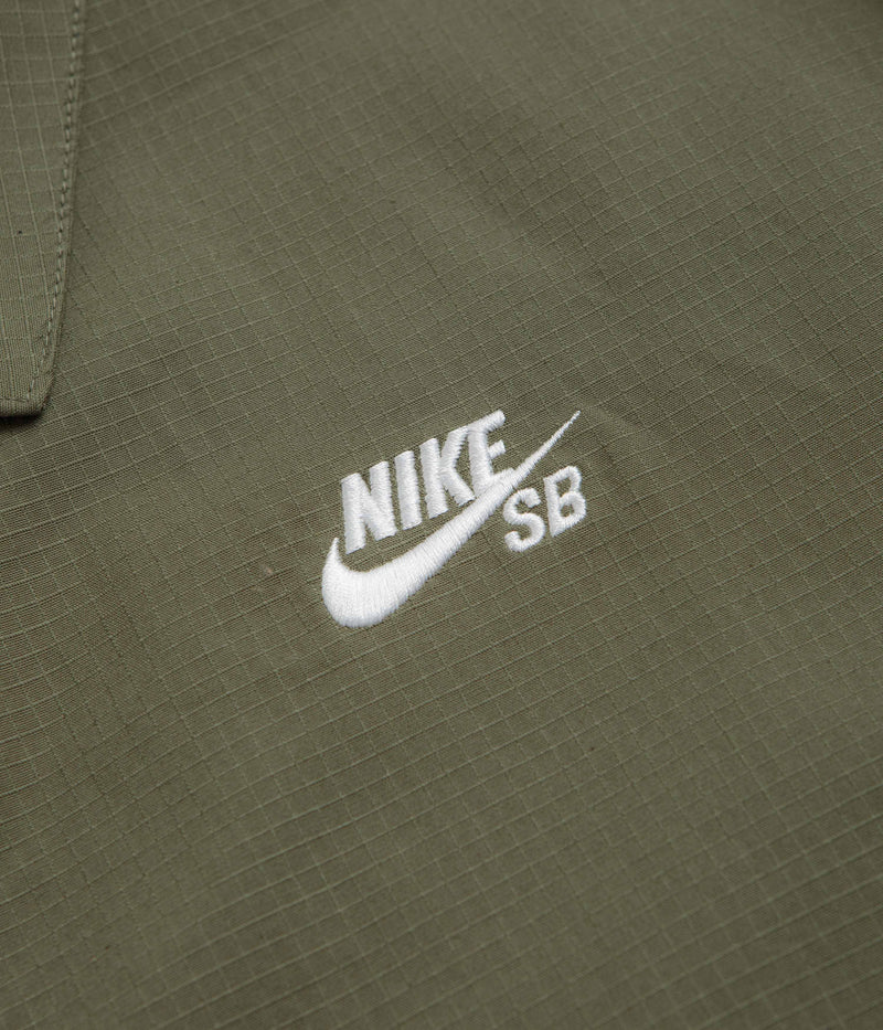 Nike SB Agnostic Chore Jacket in Medium Olive and White