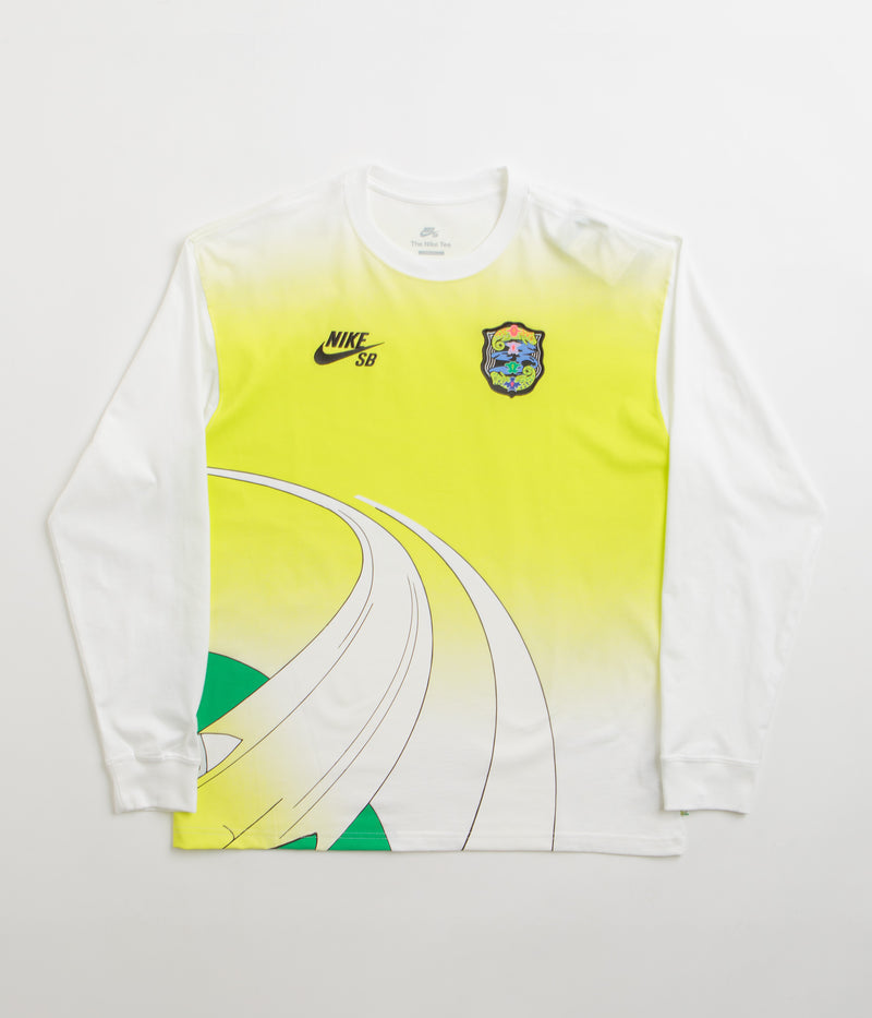 Nike SB Agnostic Long Sleeve T-Shirt in White