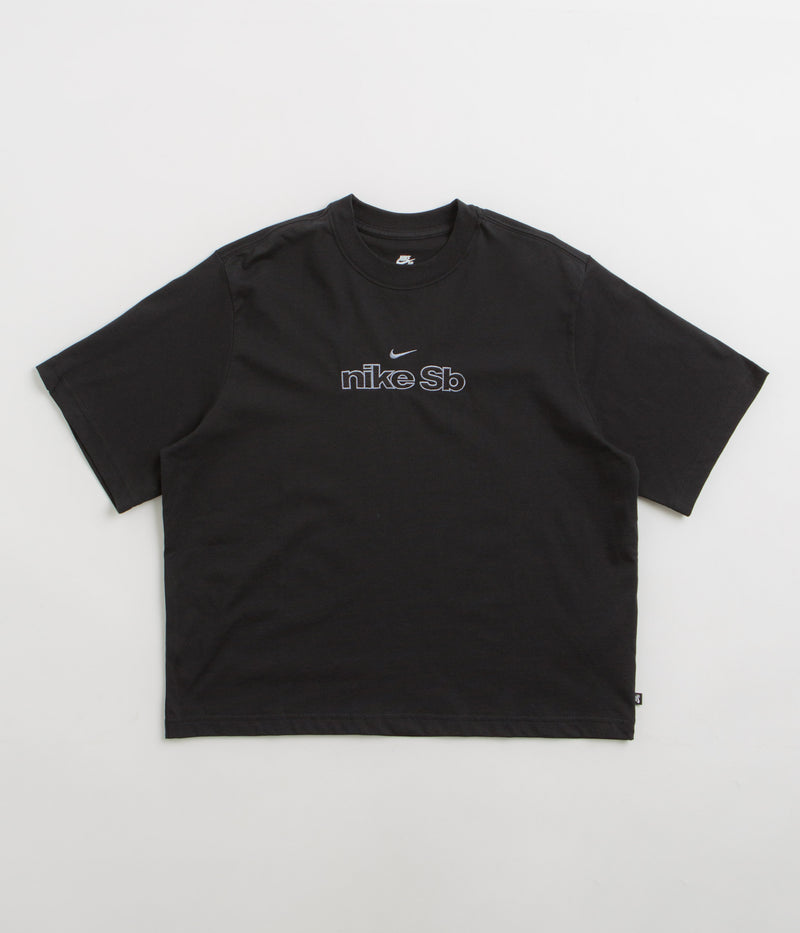 Nike SB Boxy Logo T-Shirt in Black