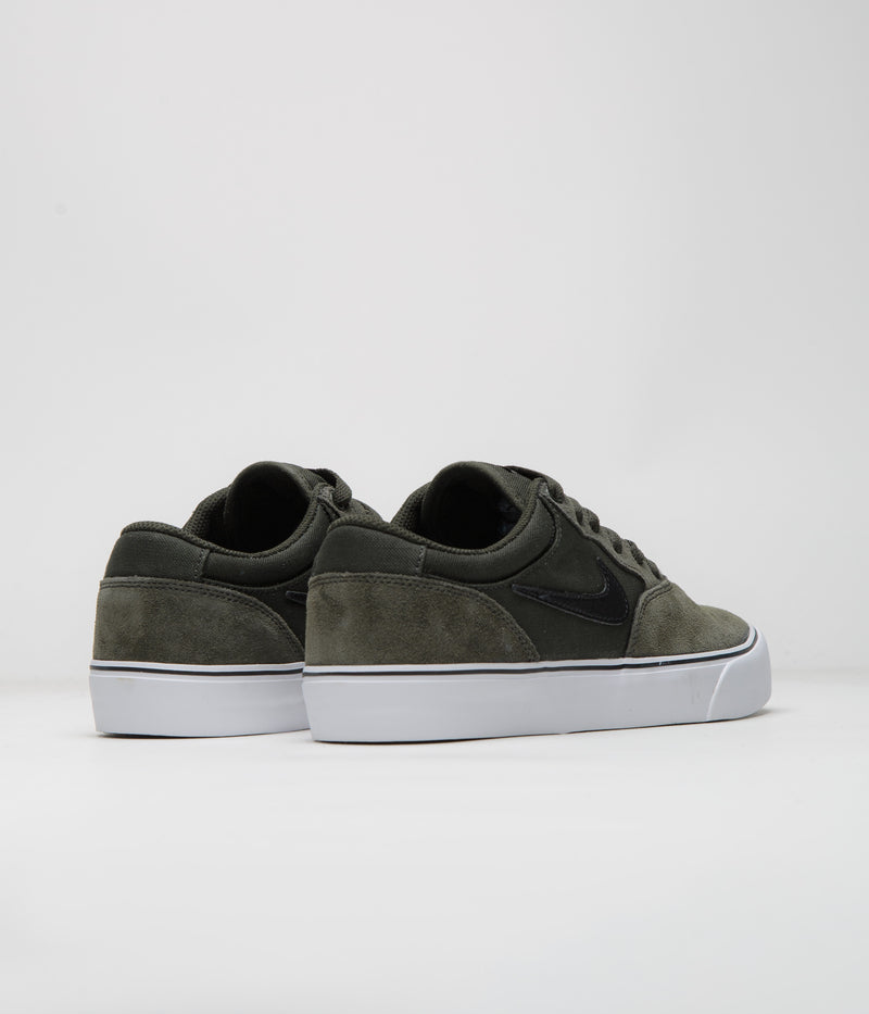 Nike SB Chron 2 Shoes in Sequoia and Black and Sequoia - White