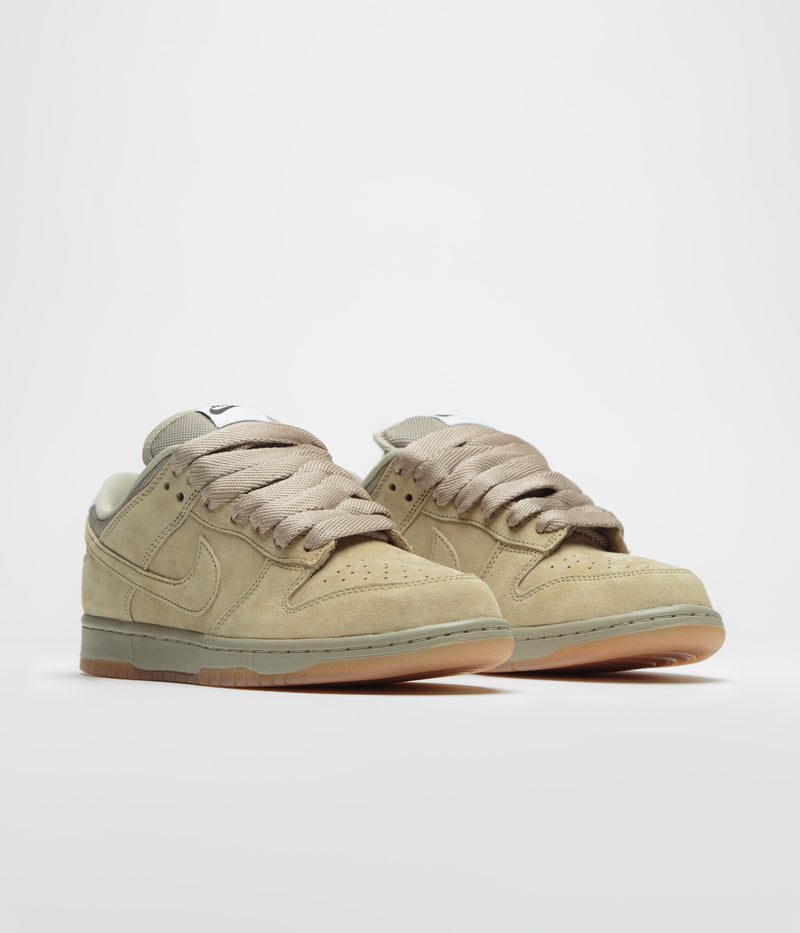 Nike SB Dunk Low Pro B Shoes in Parachute Beige and Parachute Beige