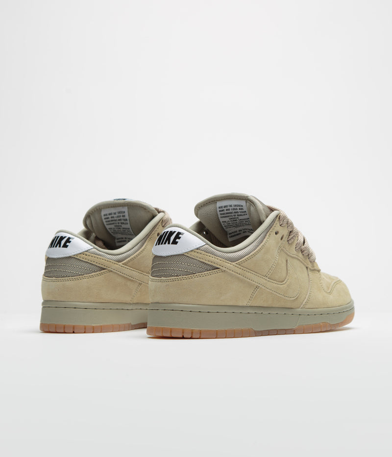 Nike SB Dunk Low Pro B Shoes in Parachute Beige and Parachute Beige