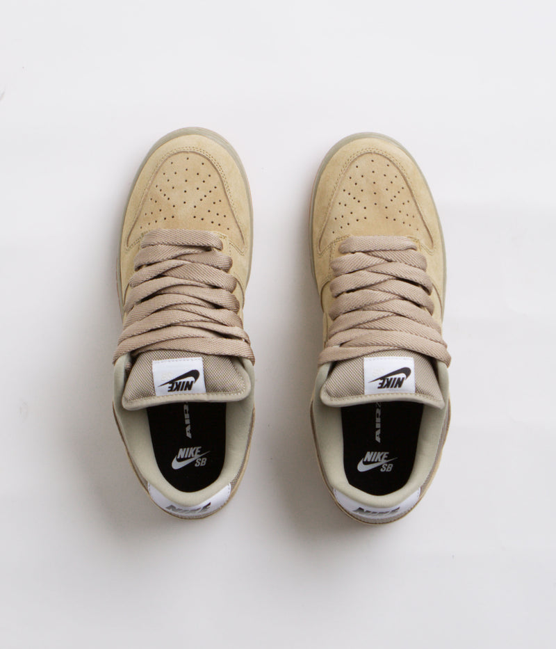 Nike SB Dunk Low Pro B Shoes in Parachute Beige and Parachute Beige