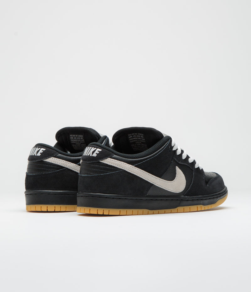 Nike SB Dunk Low Pro Shoes in Black and White and Black - Gum Light Brown - Black