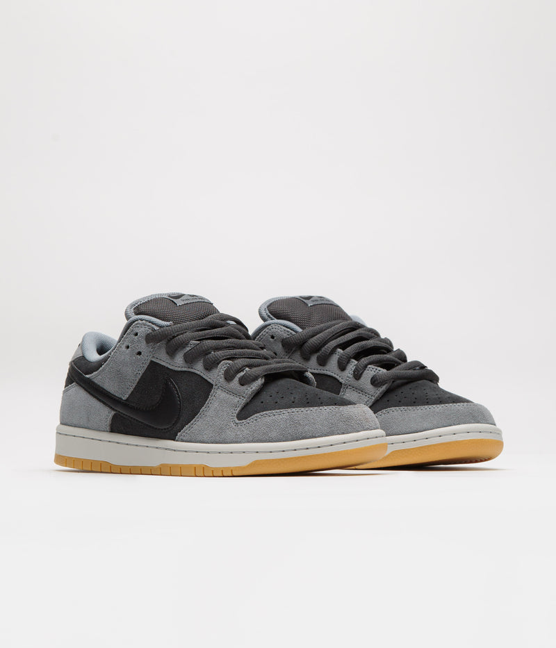 Nike SB Dunk Low Pro Shoes in Dark Smoke Grey and Black and Smoke Grey
