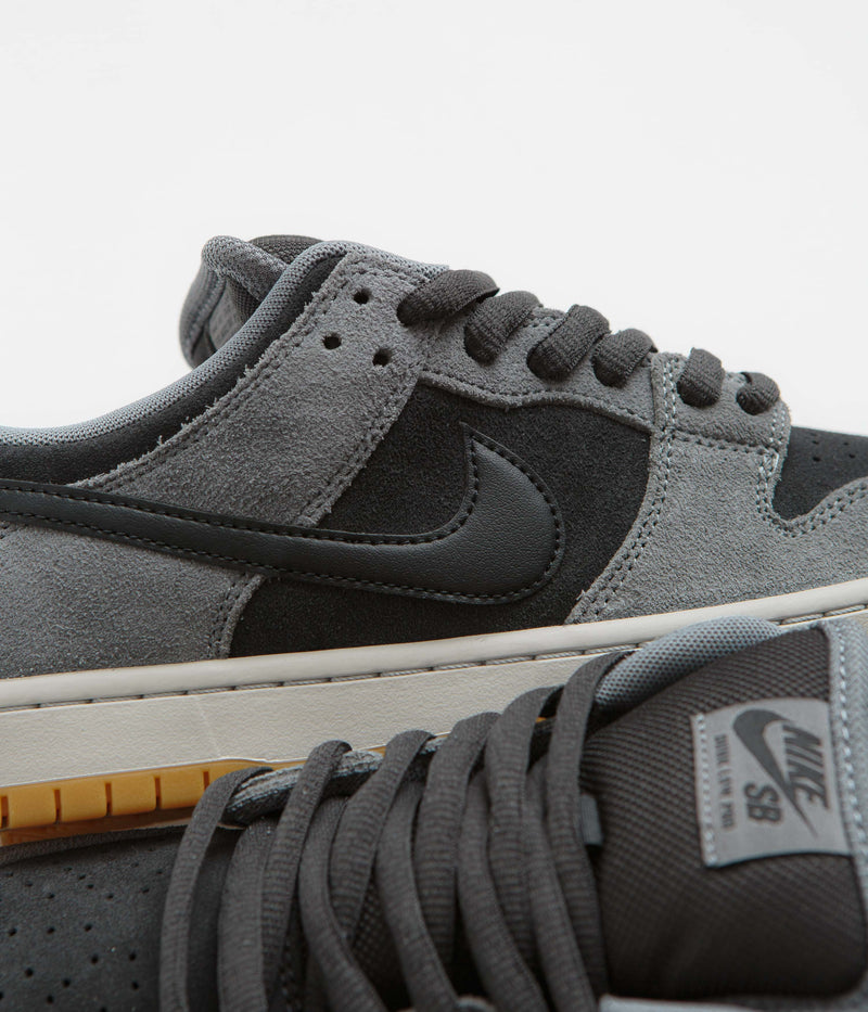 Nike SB Dunk Low Pro Shoes in Dark Smoke Grey and Black and Smoke Grey
