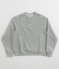 Nike SB Essential Logo Crewneck Sweatshirt in Dark Grey Heather and White
