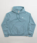 Nike SB Essential Small Logo Hoodie in Denim Turquoise and White