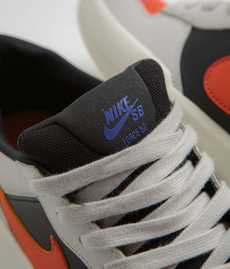 Nike SB Force 58 Premium Shoes in Light Bone and Cosmic Clay and Black