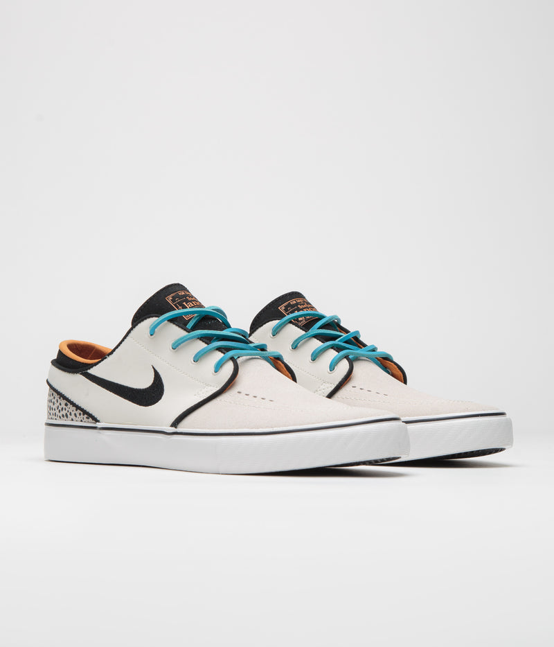 Nike SB Janoski OG+ Electric Shoes in Phantom and Chlorine Blue and Black