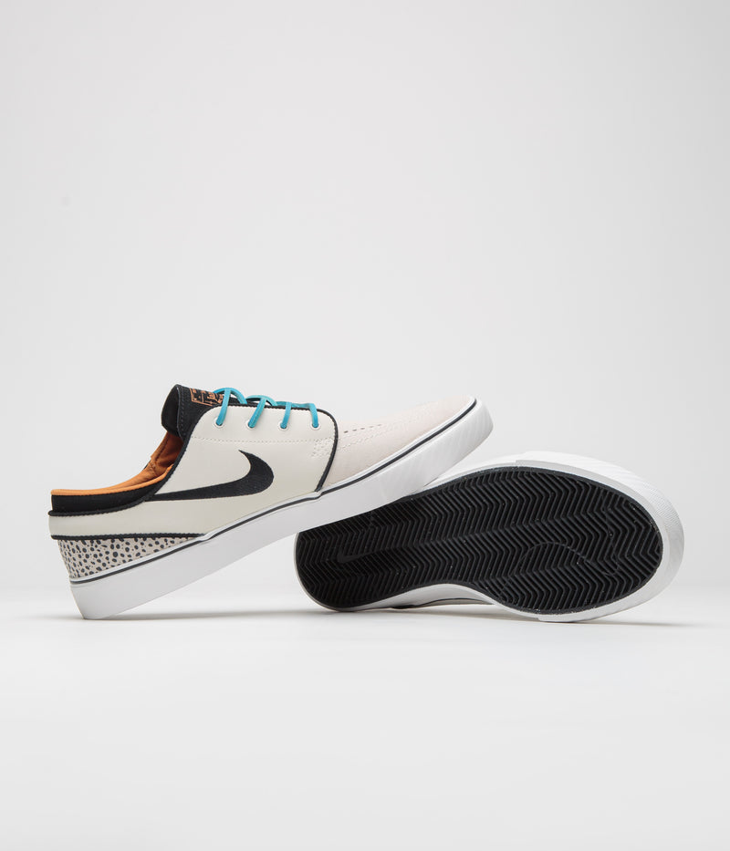 Nike SB Janoski OG+ Electric Shoes in Phantom and Chlorine Blue and Black