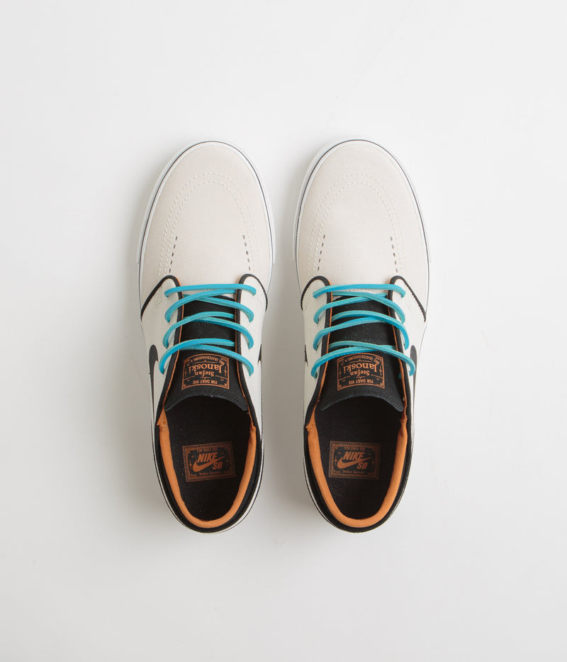 Nike SB Janoski OG+ Electric Shoes in Phantom and Chlorine Blue and Black