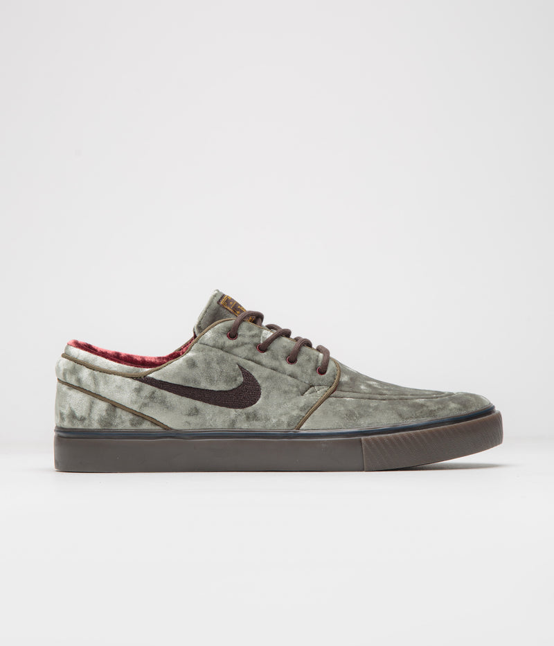 Nike SB Janoski OG+ SE ‘City of Cinema’ Shoes in Medium Olive and Velvet Brown and Baroque Brown