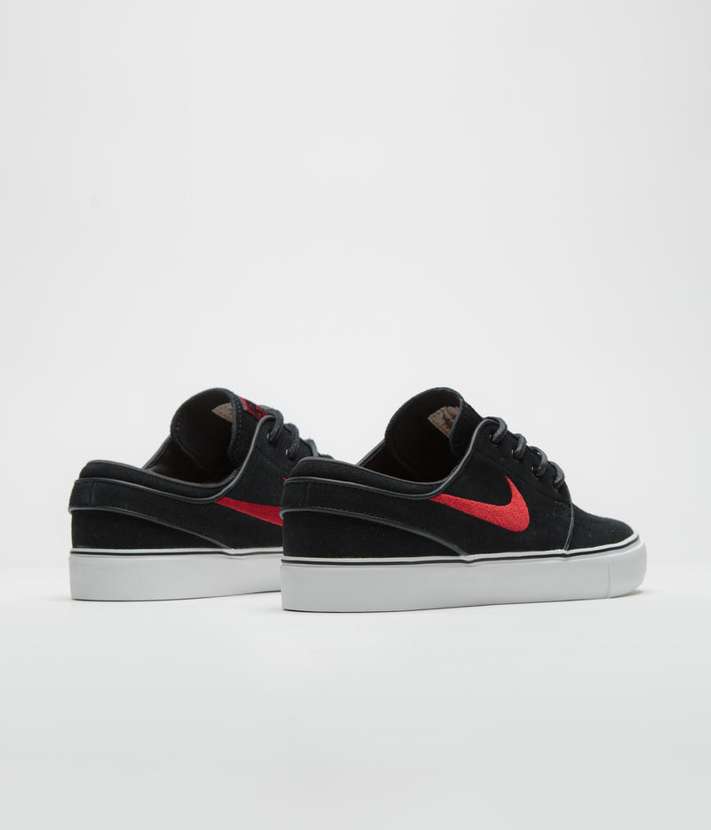 Nike SB Janoski OG+ Shoes in Black and University Red and Black - Summit White