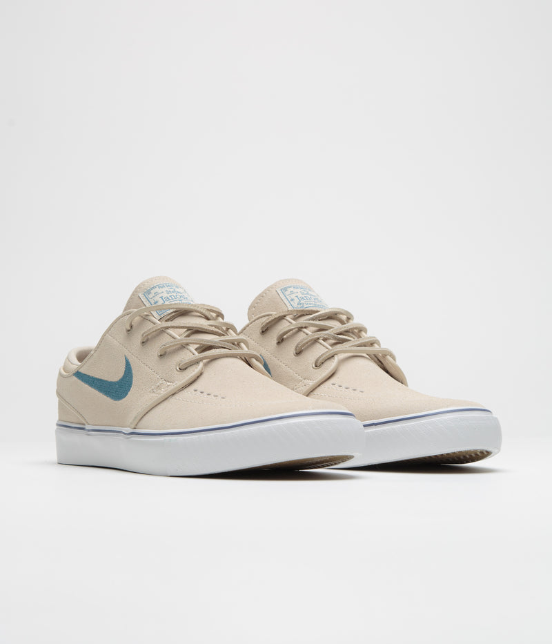Nike SB Janoski OG+ Shoes in Sanddrift and Smokey Blue and Thunder Blue