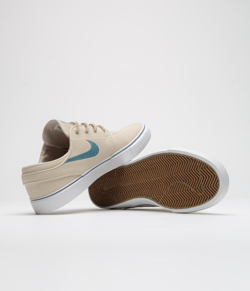Nike SB Janoski OG+ Shoes in Sanddrift and Smokey Blue and Thunder Blue