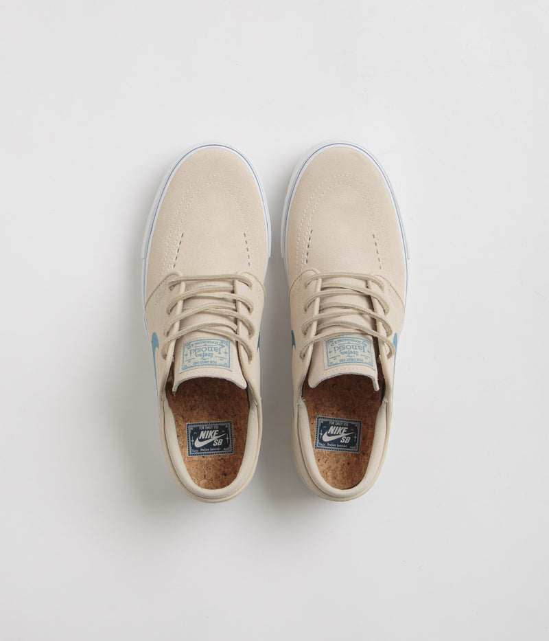 Nike SB Janoski OG+ Shoes in Sanddrift and Smokey Blue and Thunder Blue