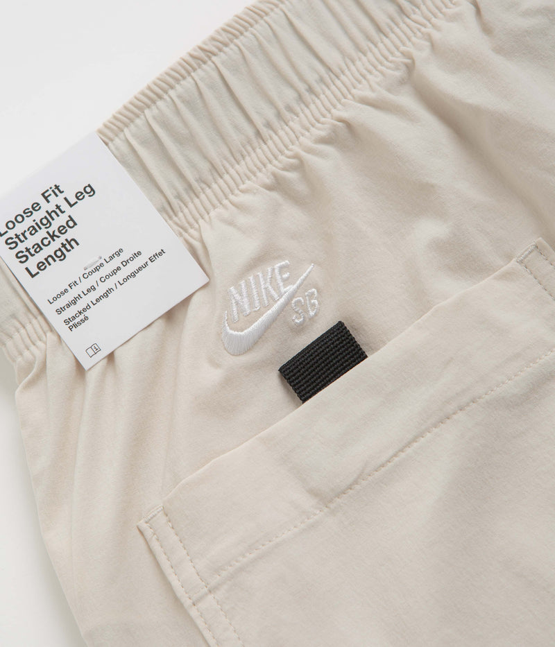 Nike SB Kearny Cargo Pants in Light Orewood Brown and White