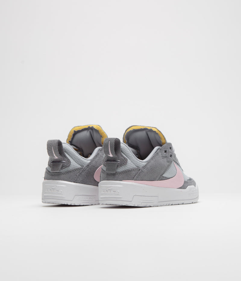 Nike SB Kids Day One Shoes in Cool Grey and Pink Foam and Wolf Grey