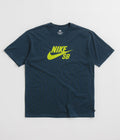 Nike SB Large Logo T-Shirt in Armory Navy