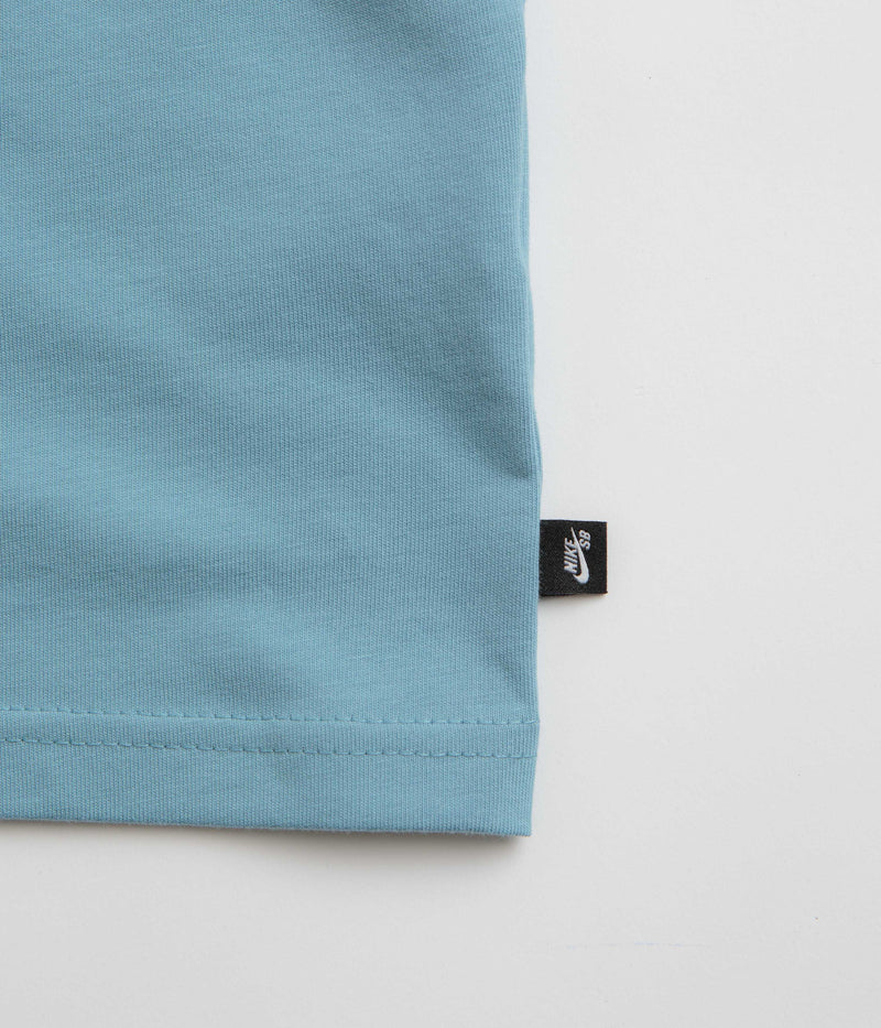Nike SB Large Logo T-Shirt in Denim Turquoise