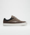 Nike SB Malor Shoes in Ironstone and Light Khaki and Baroque Brown - Black