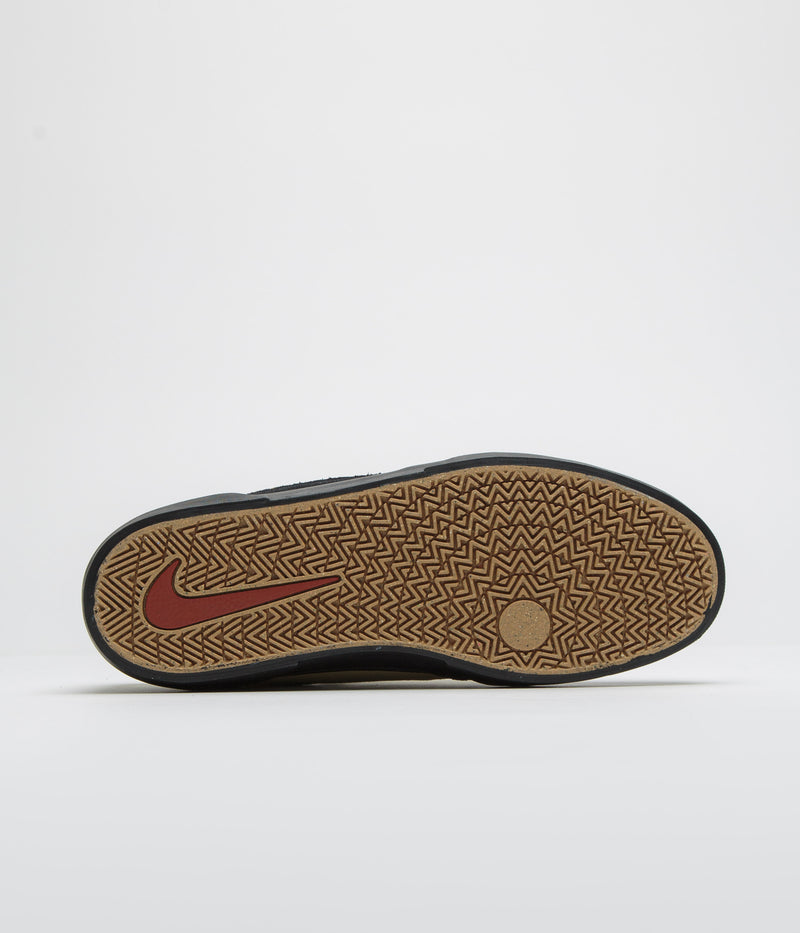 Nike SB Malor TE Shoes in Buff Gold and Black and Black - Cinnamon