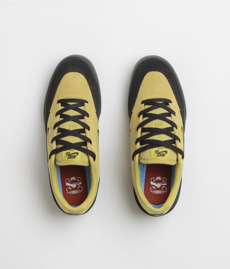 Nike SB Malor TE Shoes in Buff Gold and Black and Black - Cinnamon