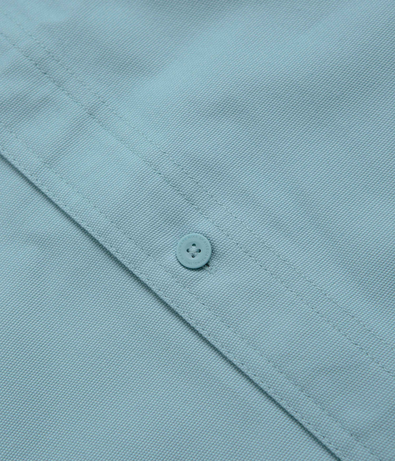 Nike SB New Essential Woven Shirt in Denim Turquoise and White