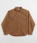 Nike SB New Essential Woven Shirt in Light British Tan and White