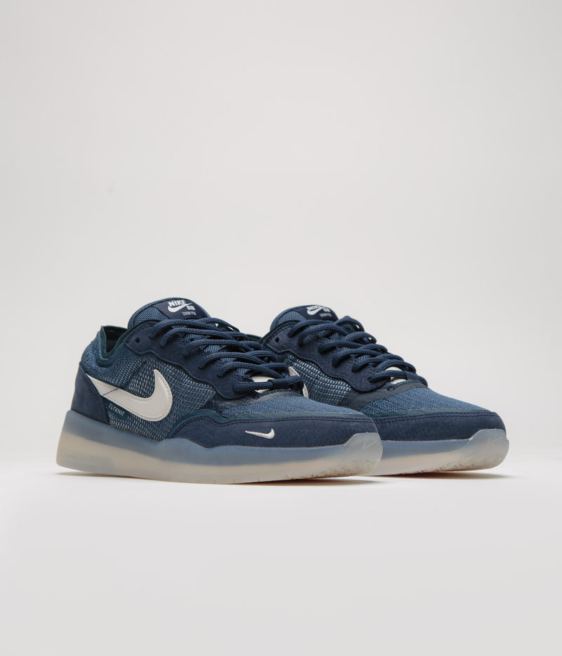 Nike SB PS8 Shoes in Obsidian and Phantom and Squadron Blue - Navy