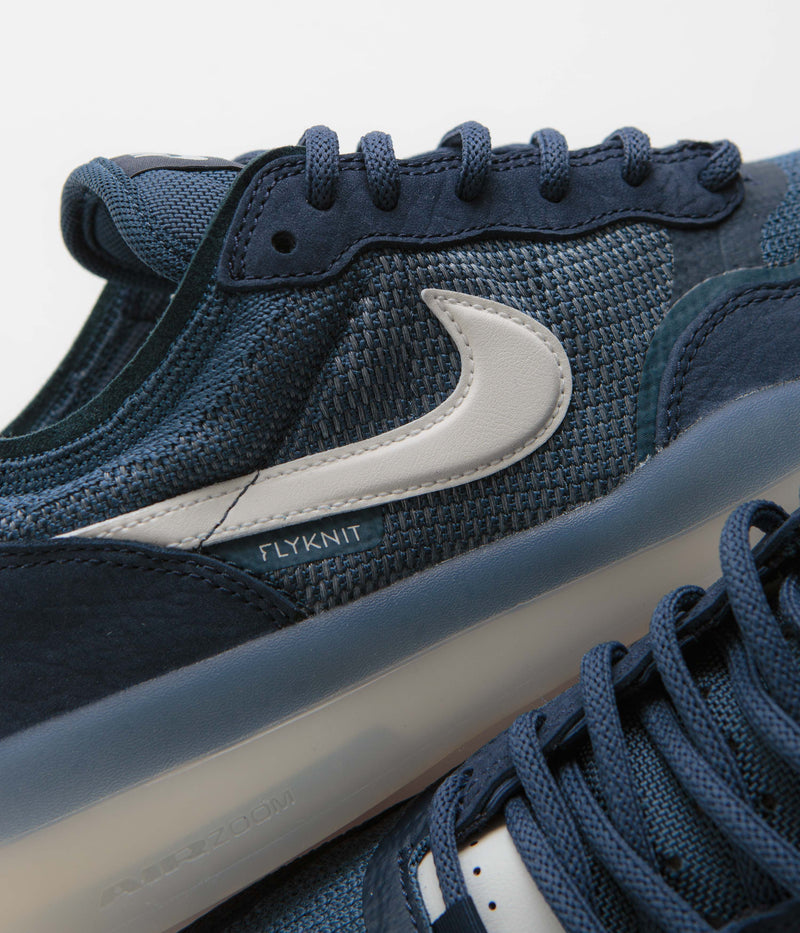 Nike SB PS8 Shoes in Obsidian and Phantom and Squadron Blue - Navy