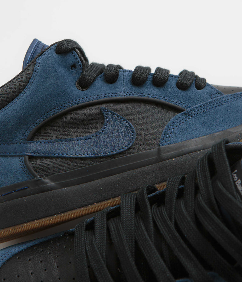 Nike SB React Leo Shoes in Navy and Navy and Black - Anthracite