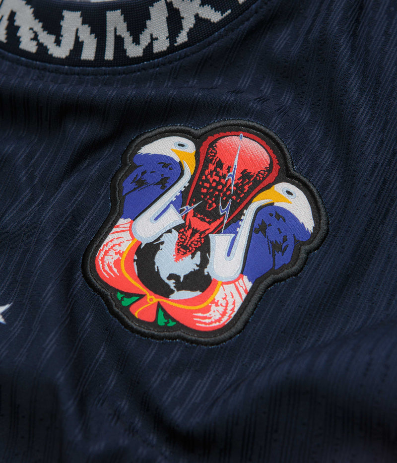 Nike SB Team USA Jersey in Obsidian and Bright Crimson / White