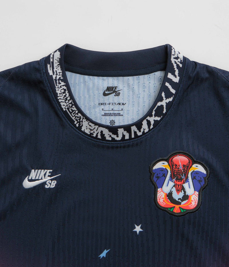 Nike SB Team USA Jersey in Obsidian and Bright Crimson / White