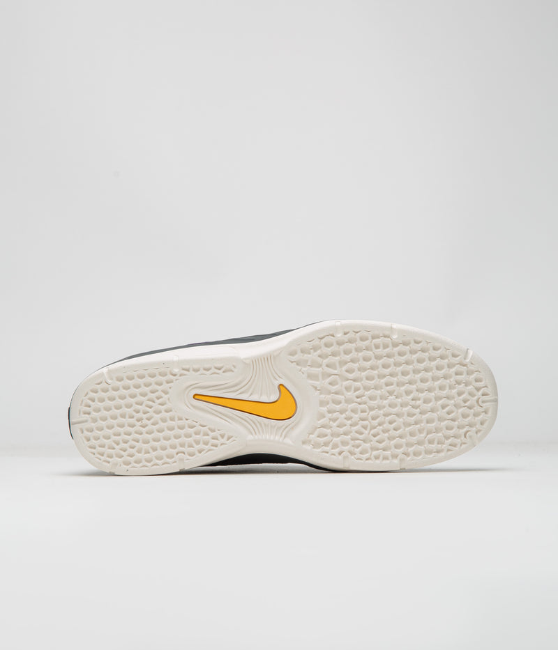 Nike SB Vertebrae Shoes in Dark Raisin and University Gold and Black