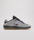 Nike SB Vertebrae Shoes in Light Smoke Grey and Dark Team Red