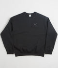 Nike Solo Swoosh Crewneck Sweatshirt in Black and White