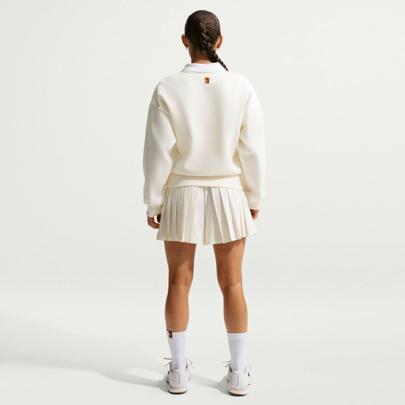NikeCourt collectie Tennis top met ronde hals voor dames in Sail/Midnight Navy