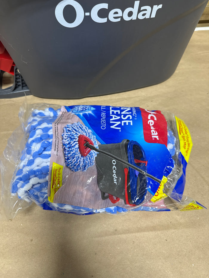 O-Cedar Rinse Clean Mop Bucket And New Mop Head - Mop Not Included