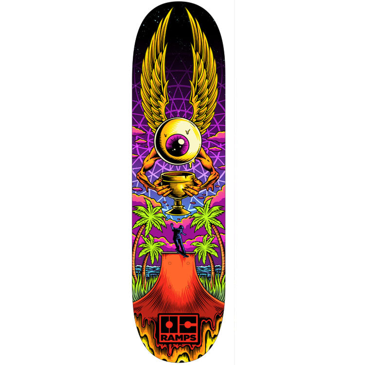OC Ramps Volcano Vision OC Ramps Skateboard Deck