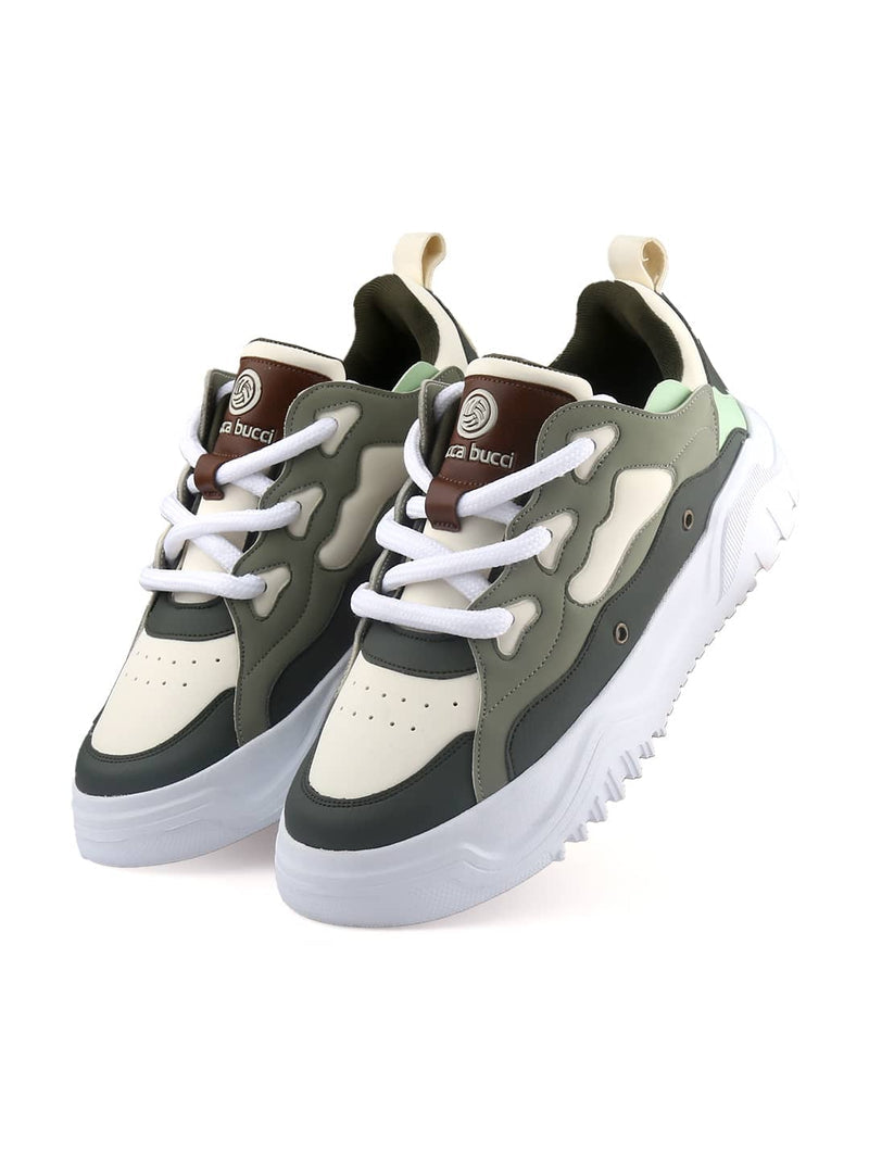 Bacca Bucci OG TerraForge Low-Top Series: Bold Street-Ready Sneakers with Signature Chunky Traction Sole