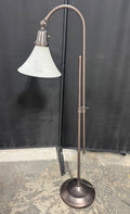 OttLite Lexington Copper Tone Gooseneck Heavyweight Floor Lampe