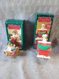 Pair of Hallmark Stocking Hangers (B)