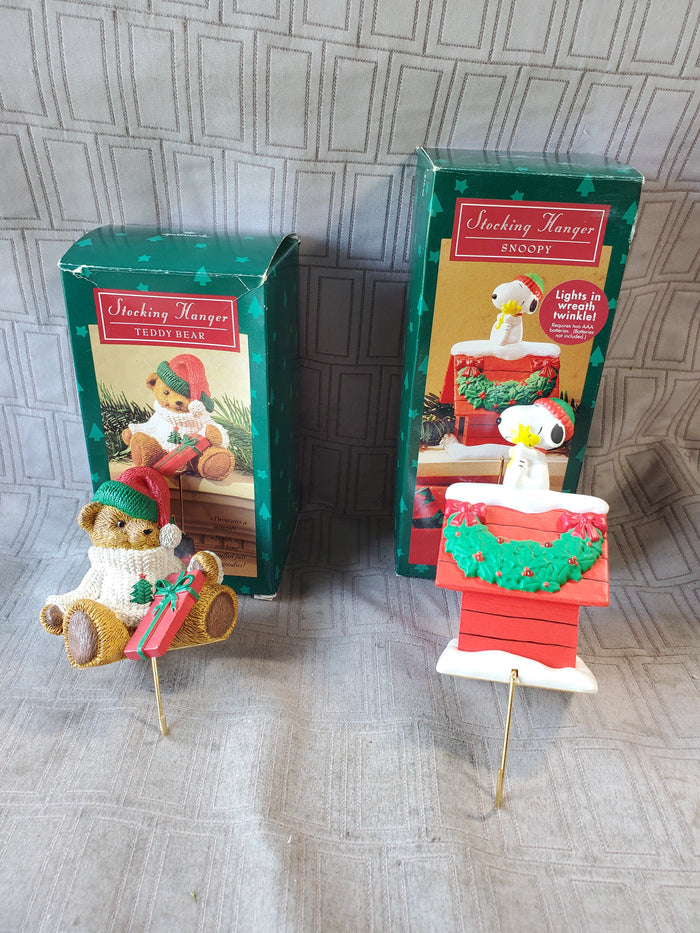 Pair of Hallmark Stocking Hangers (B)