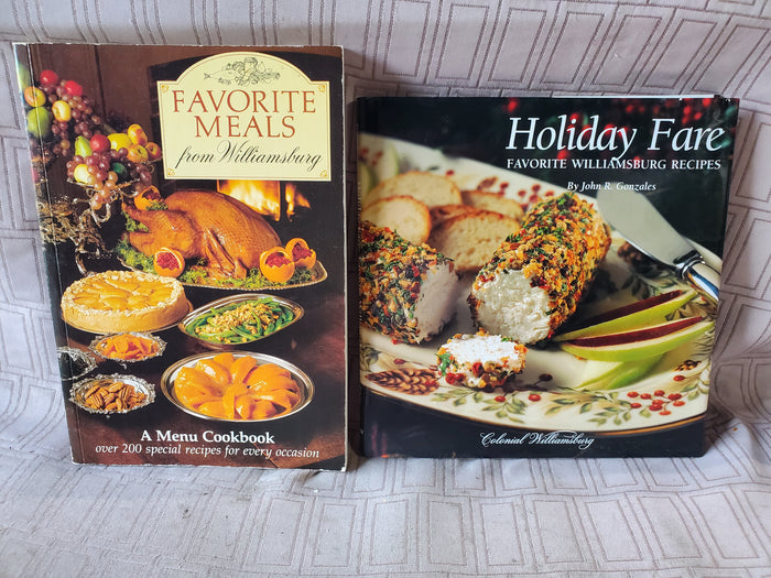 Pair of Williamsburg Cookbooks