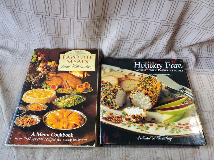 Pair of Williamsburg Cookbooks